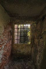 Window, Dynamite Factory "Nobel" - Avigliana (Turin) Italy