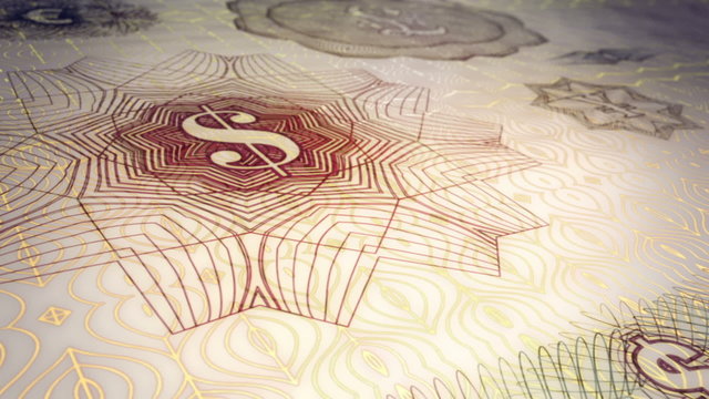 Paper Currency Scrolling Background Loop