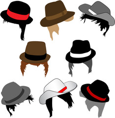 Male fashion - Hairstyles and hats