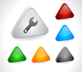 Color 3d buttons for web.