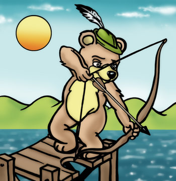 Bear Archer Fishing