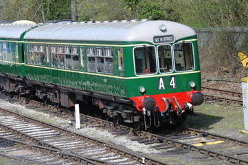 Fototapeta premium Old commuter train