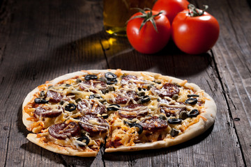Homemade pizza