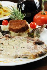 entrecote di blonde d'aquitaine