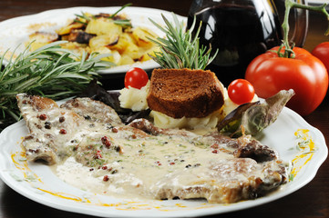 entrecote di blonde d'aquitaine