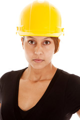 close up face hard hat