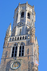 Fototapeta na wymiar Belfry, Bruges, unesco world inheritance