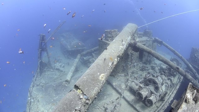 Shipwreck, SS Thistlegorm, Red Sea, Egypt