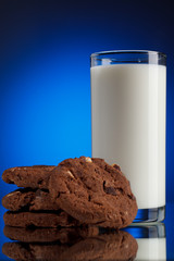 milk with cookies