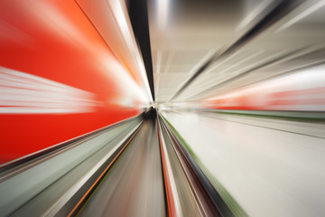 Motion blur perspective background