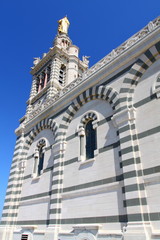 Fototapeta premium Notre-Dame de la Garde basilica in Marseille, France