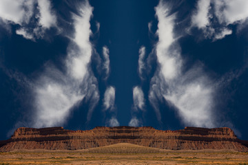 Fototapeta premium Horse Head Clouds