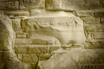 Fototapeta na wymiar Old stone wall