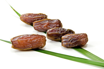 Dates Fruit isolated on white Background