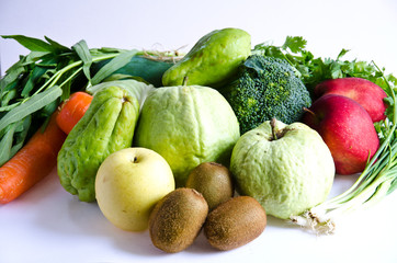 Vegetables and fruit