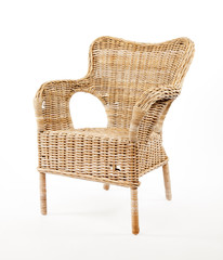 Wicker comfortable chair