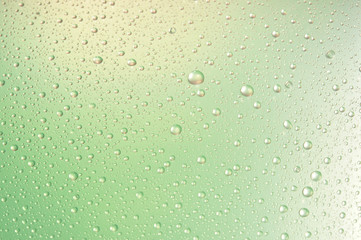 Капли воды крупным планом