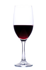 Red wine glass