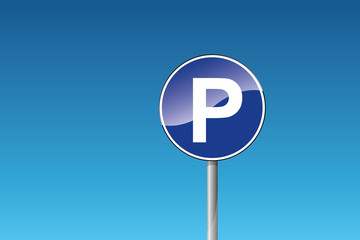 Verkehrszeichen Parken Parkplatz