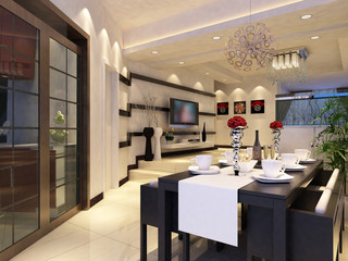 rendering living room