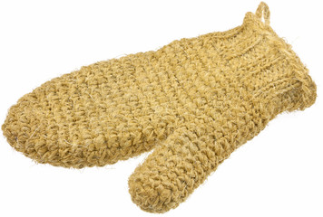 gant de toilette en crin naturel