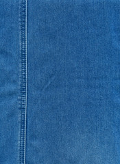 Stitched denim