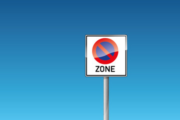 Verkehrszeichen 290 Beginn eines eingeschränkten Haltverbotes