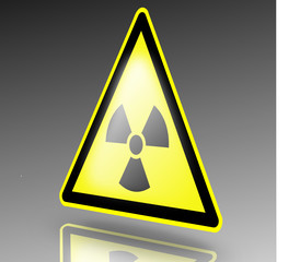 Gefahrsymbol Radioaktiv © Martin