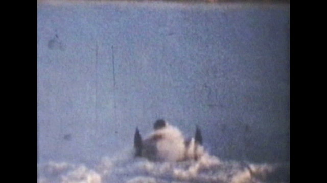 Snowmobiling Jumps (1975 Vintage 8mm film)