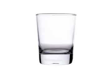 Single empty whisky glass - 31492042