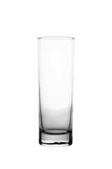 Single empty water glass