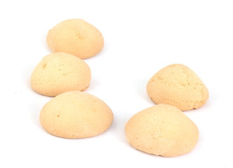 A pile of light cookies