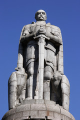 Obraz premium Otto von Bismarck Denkmal, Hamburg