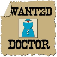 Affiche recherche docteur