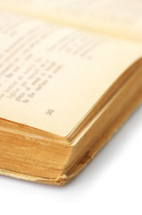 Naklejka premium Open old book