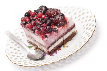Cake with berries