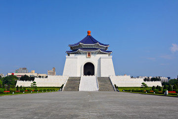 chiang kai shek memorial hall in Taiwan