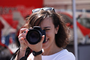 Ragazza fotografa - Young photographer girl