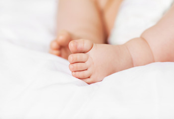 feet of a baby