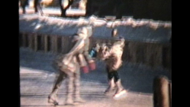 Ice Skating At The Local Rink (1960 Vintage 8mm)