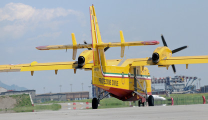 plane on the runway