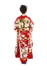 振り袖姿の女性