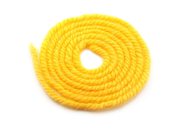 yellow yarn