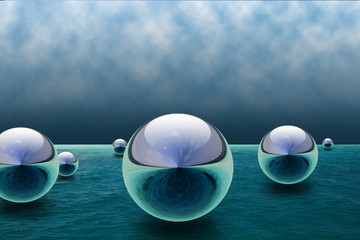 Kugeln im Meer © frank0703