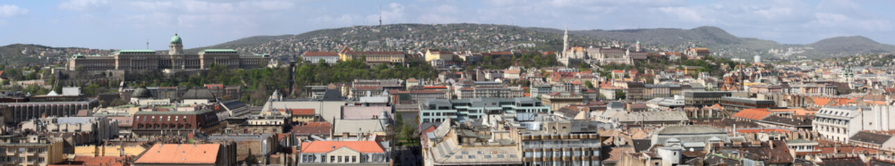 Naklejka na ściany i meble Budapest panorama