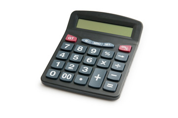 Business concept with accounting calculator