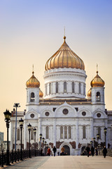 Fototapeta na wymiar Katedra Chrystusa Zbawiciela w Moskwie, Rosja