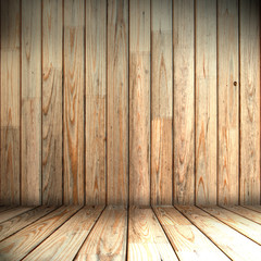 wooden room