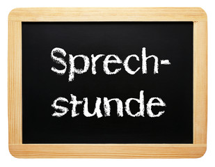 Obraz premium Sprechstunde und Beratung