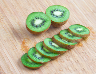 Fresh Slices of Kiwi